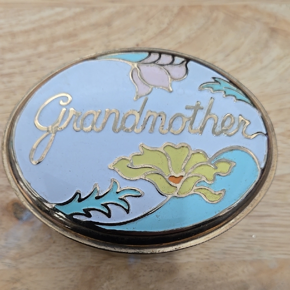Vintage George Good Grandmother Trinket Box
